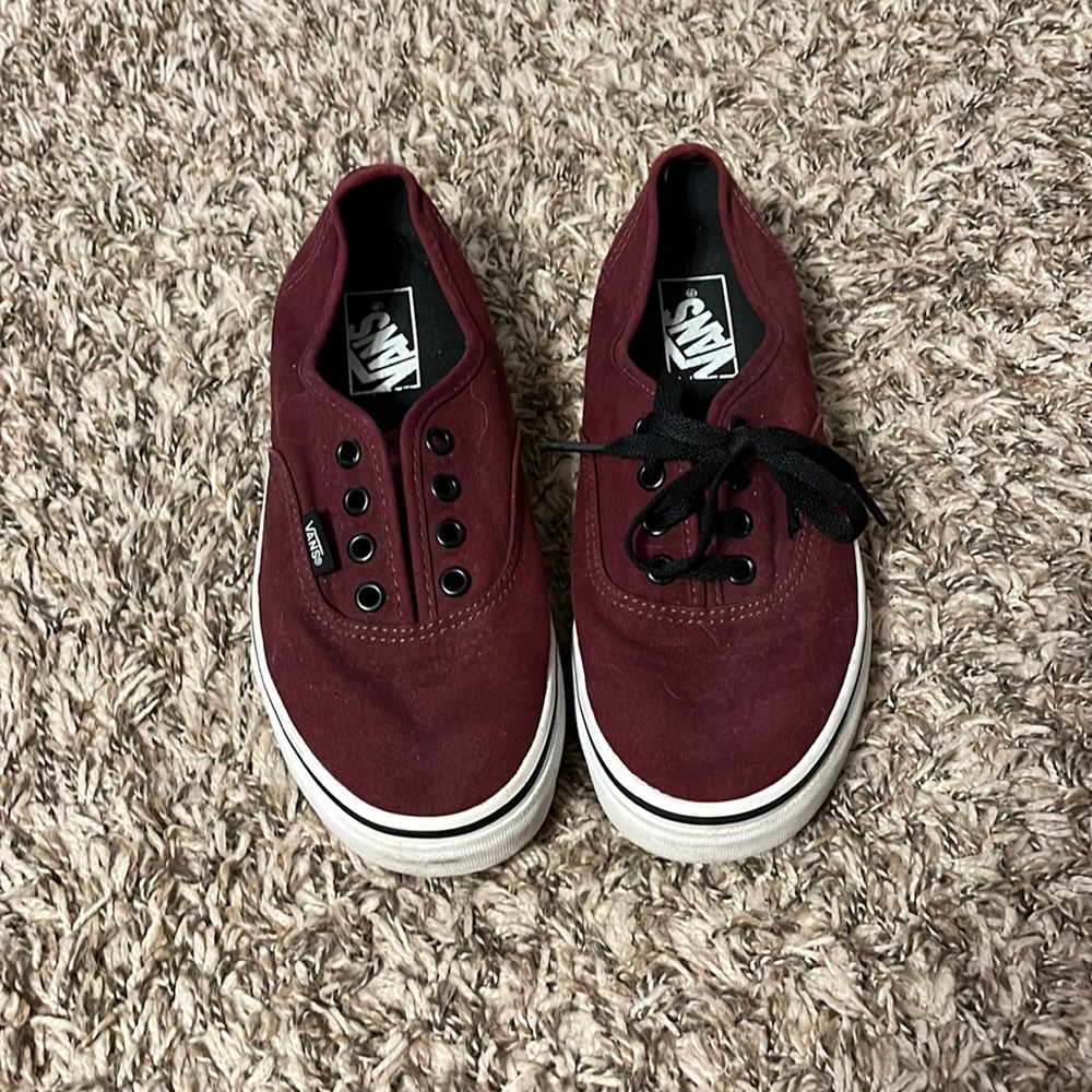 Maroon vans